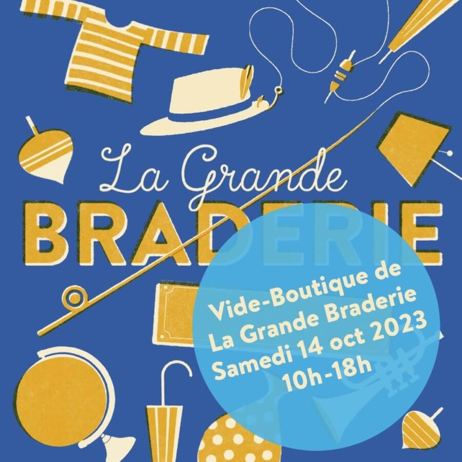 Nous participons à la Grande Braderie de Carouge le 14 octobre